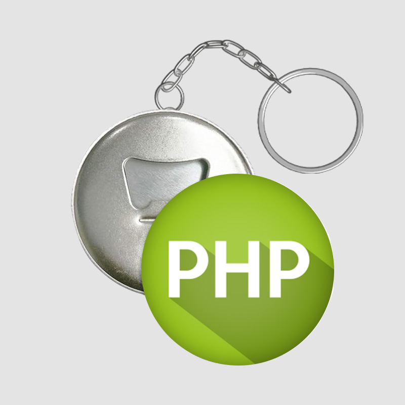 PHP Yazılım Dili Temalı Anahtarlık