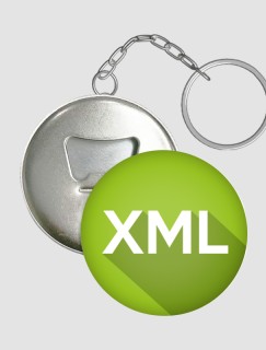 XML Yazılım Dili Tasarımlı Anahtarlık