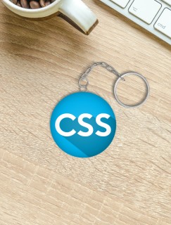 CSS Yazılım Dili Temalı Anahtarlık