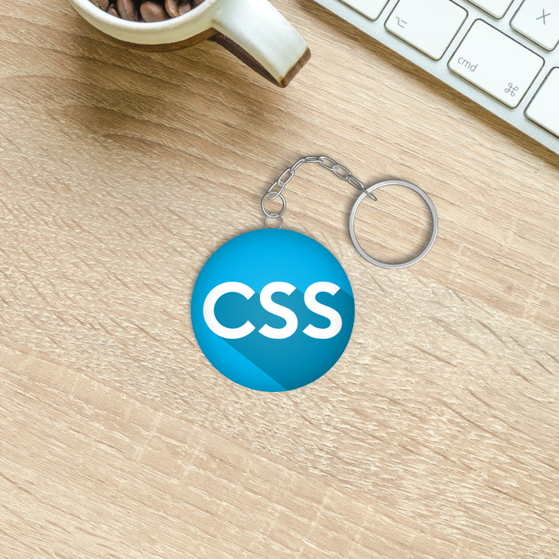 CSS Yazılım Dili Temalı Anahtarlık