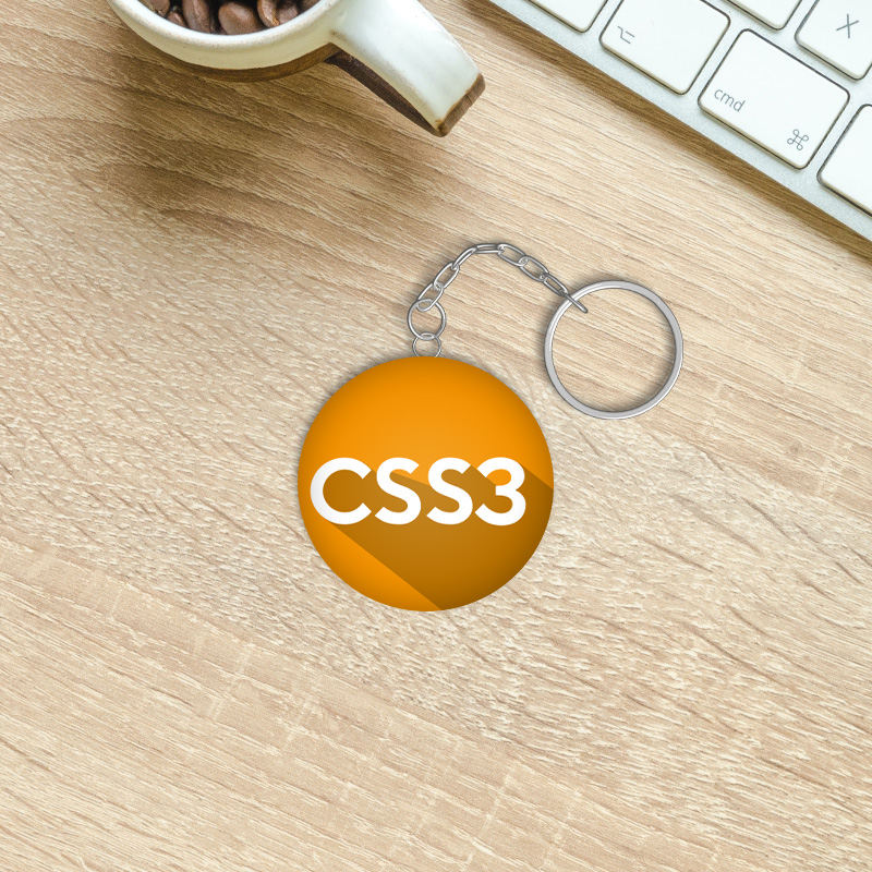 CSS3 Yazılım Dili Tasarımlı Anahtarlık
