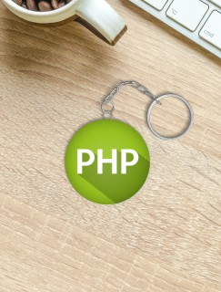 PHP Yazılım Dili Temalı Anahtarlık