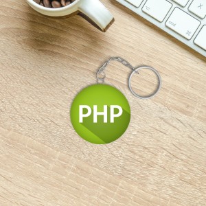 PHP Yazılım Dili Temalı Anahtarlık