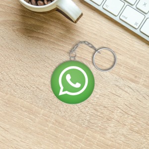 WhatsApp Logosu Tasarımlı Anahtarlık