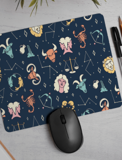 Burçlar ve Sembolleri Tasarımlı Mousepad