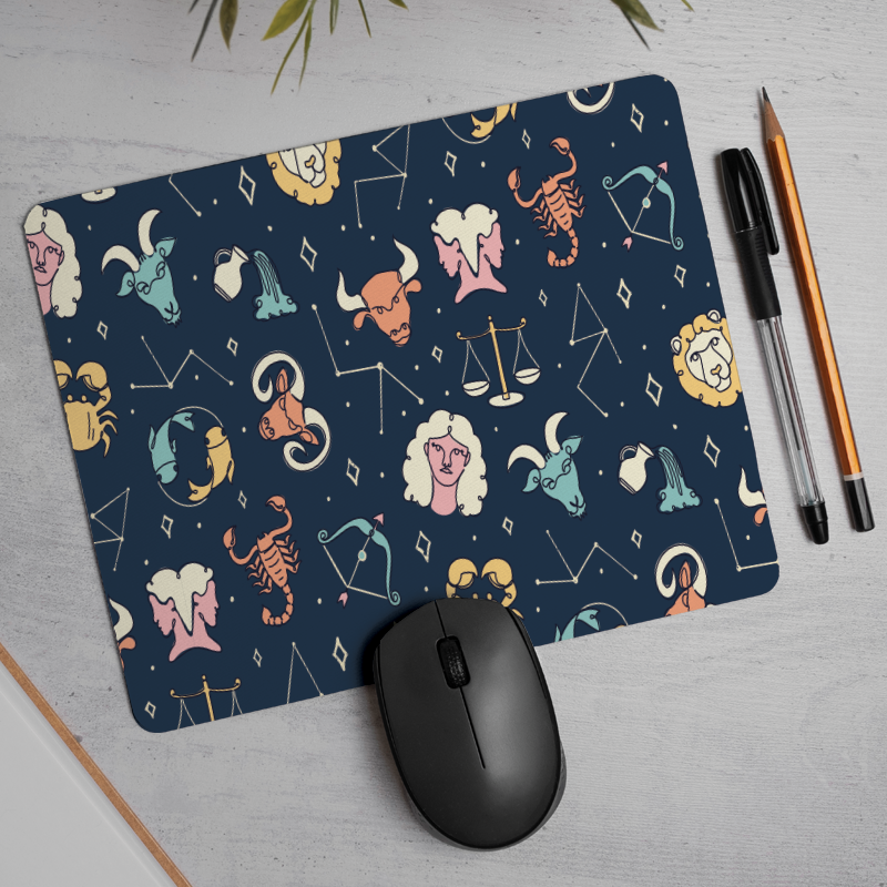 Burçlar ve Sembolleri Tasarımlı Mousepad