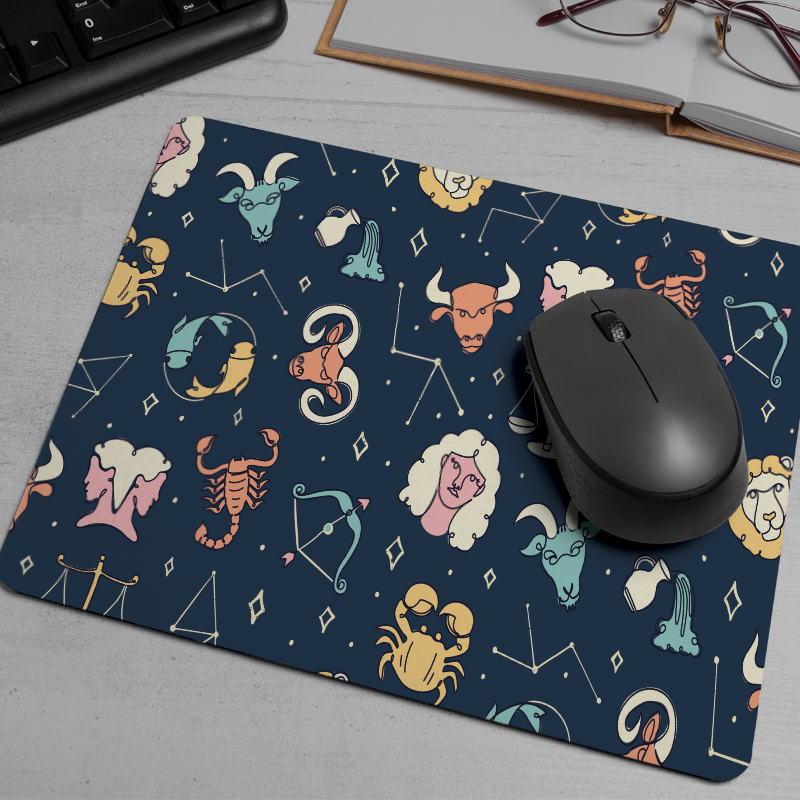 Burçlar ve Sembolleri Tasarımlı Mousepad