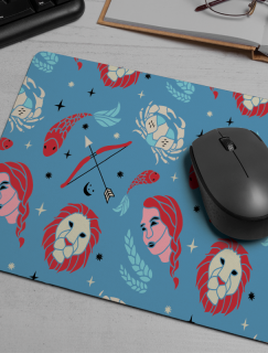 Zodyak ve Burçlar Tasarımlı Mousepad