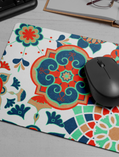 Zıt Renkler Otantik Desen Mousepad