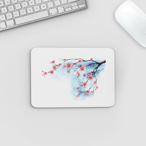 Kiraz Çiçeği Tasarımlı Mousepad