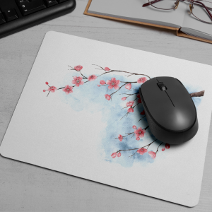 Kiraz Çiçeği Tasarımlı Mousepad
