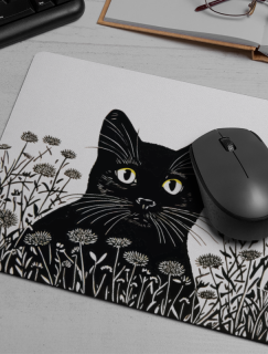 Bahçedeki Kedi Tasarımlı Mousepad