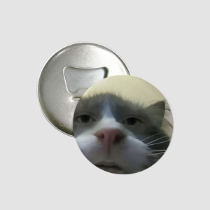 Meraklı Kedi Adam Caps Tasarımlı Magnet Açacak