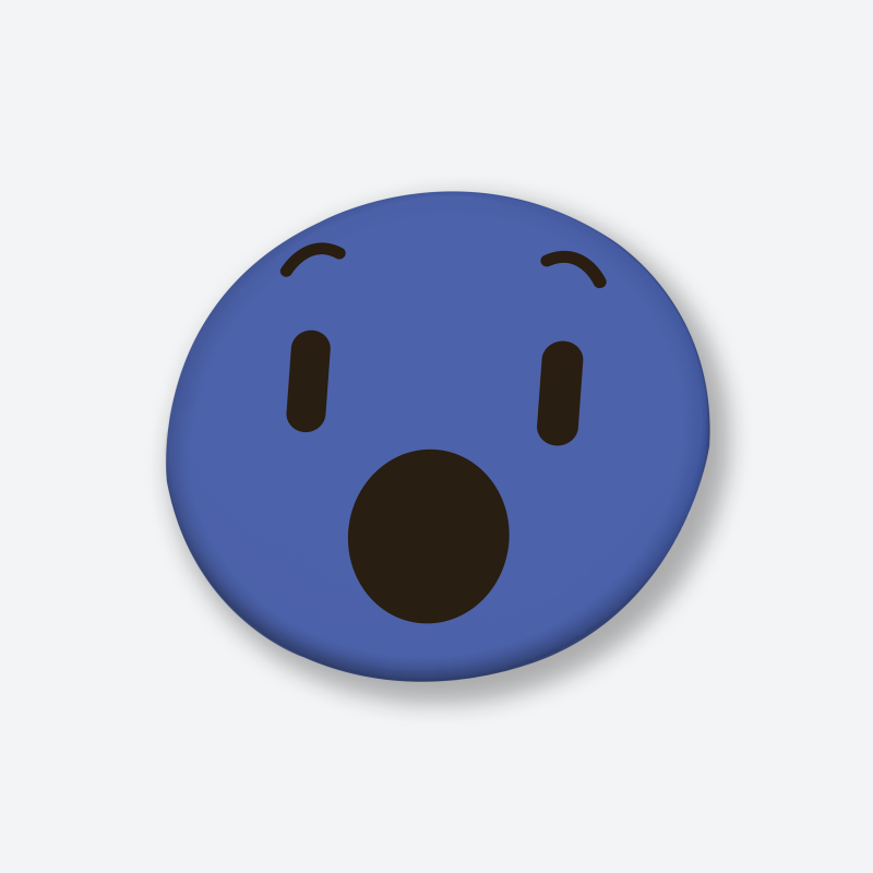 Ben Şok Emoji Tasarımlı İğneli Rozet