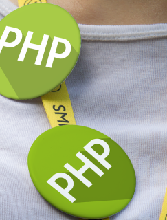 PHP Yazılım Dili Temalı İğneli Rozet