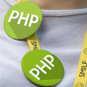 PHP Yazılım Dili Temalı İğneli Rozet