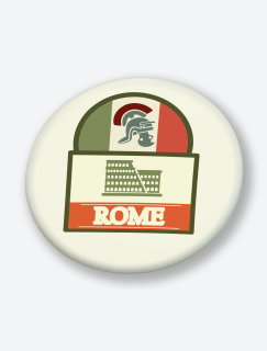 Roma Sembollü İğneli Rozet