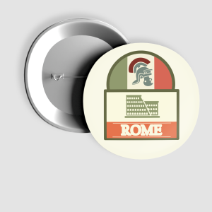 Roma Sembollü İğneli Rozet