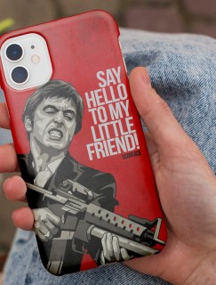 Say Hello to My Little Friend Yazılı Scarface iPhone 11 Pro Max Telefon Kılıfı