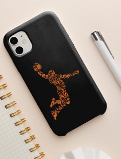 Basketbol Ruhu Tasarımlı iPhone 11 Pro Max Telefon Kılıfı