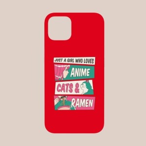 Anime, Cats, Ramen Esprili iPhone 12 Pro Max Telefon Kılıfı