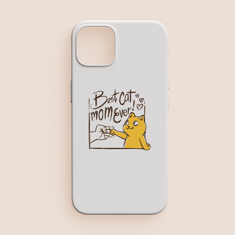 Best Cat Mom Tasarımlı iPhone 11 Pro Telefon Kılıfı