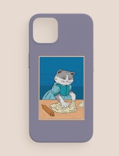 Cat Mom Tasarımlı iPhone 12 Telefon Kılıfı