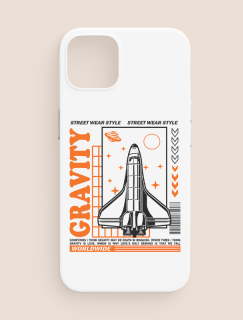 Gravity Yazılı Tasarım iPhone 12 Pro Telefon Kılıfı