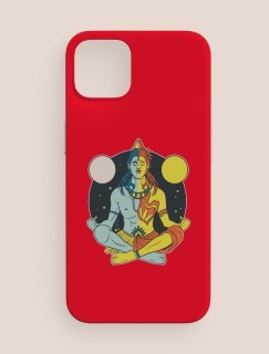Hint Mitolojisi Shiva Tasarımlı iPhone 12 Pro Telefon Kılıfı