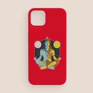 Hint Mitolojisi Shiva Tasarımlı iPhone 12 Telefon Kılıfı