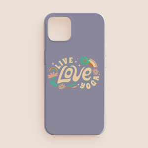 Live Love Yoga Tasarımlı iPhone 11 Pro Telefon Kılıfı