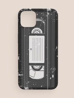 Retro Film Kasedi Tasarımlı iPhone 13 Telefon Kılıfı