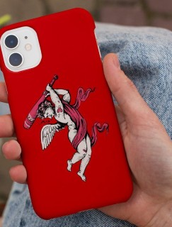 Anti Cupid Tasarımlı iPhone 12 Pro Max Telefon Kılıfı