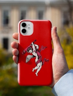 Anti Cupid Tasarımlı iPhone 13 Pro Max Telefon Kılıfı