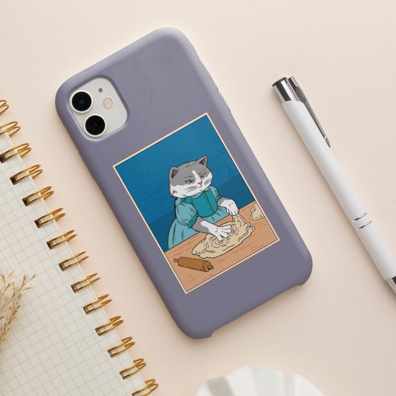 Cat Mom Tasarımlı iPhone 12 Telefon Kılıfı