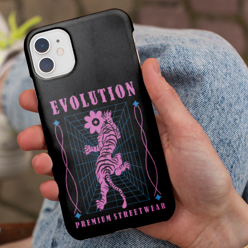 Evolution Yazılı iPhone 12 Telefon Kılıfı