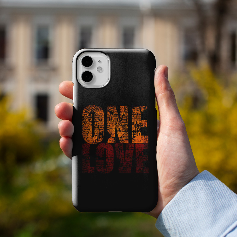 iPhone 11 Pro One Love Yazılı Fanatik Telefon Kılıfı