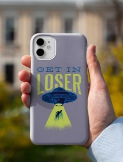 Get in Loser Tasarımlı iPhone 12 Telefon Kılıfı