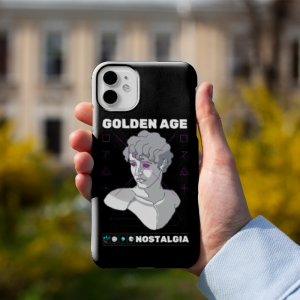 Golden Age Tasarımlı iPhone 13 Pro Max Telefon Kılıfı