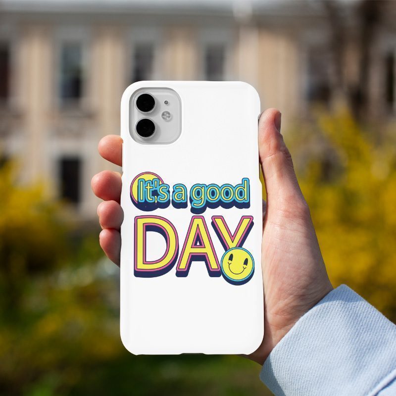 Good Day Temalı iPhone 12 Pro Telefon Kılıfı