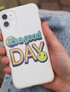 Good Day Temalı iPhone 12 Pro Max Telefon Kılıfı