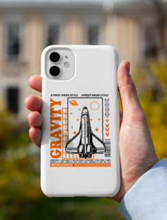Gravity Yazılı Tasarım iPhone 13 Pro Telefon Kılıfı