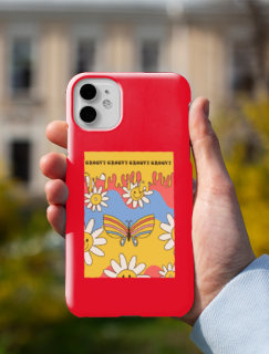 Groovy Garden Tasarımlı iPhone 11 Pro Max Telefon Kılıfı
