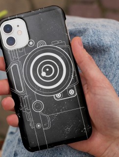 Kamera Tasarımlı iPhone 11 Telefon Kılıfı