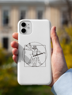 Leonardo Rock'n Roll Tasarımlı iPhone 13 Telefon Kılıfı