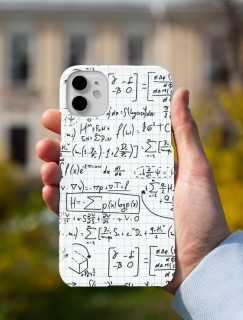 Matematik İşlemleri Tasarımlı iPhone 12 Pro Max Telefon Kılıfı