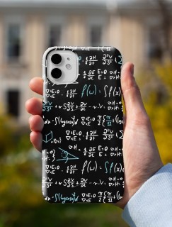 Matematik Tasarımlı iPhone 12 Telefon Kılıfı