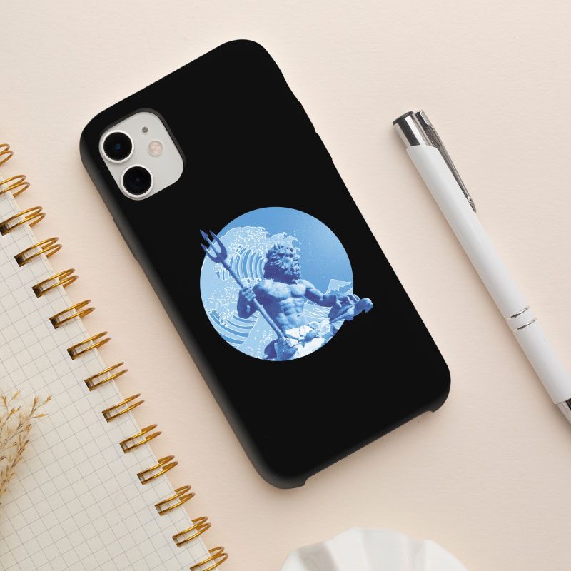 Neptün'ün Denizi Tasarımlı iPhone 13 Pro Max Telefon Kılıfı