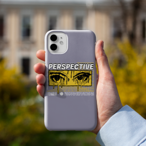 Perspective Yazılı Tasarım iPhone 13 Pro Max Telefon Kılıfı