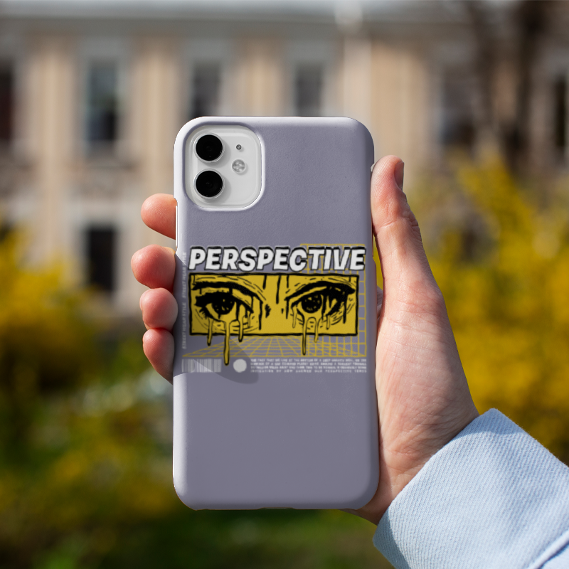 Perspective Yazılı Tasarım iPhone 11 Telefon Kılıfı